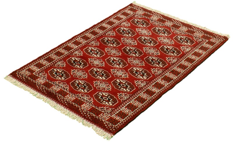 Vintage 3'5" x 4'11" Traditional Hand Knotted Vegetable Dye Wool Area Rug gallery
