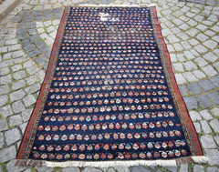 Fabulous Antique Karabakh Rug 43” x 73” Collectors Item Armenian Karabakh Rug