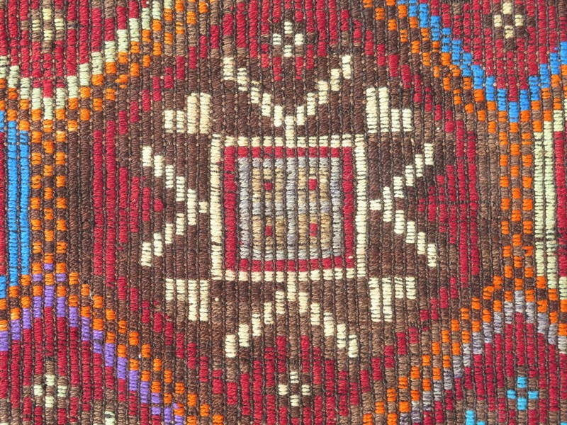 Vintage Turkish Kilim Wool Rug, Area Rug, Large Floor Rug, Carpet Kelim 73"X124" gallery