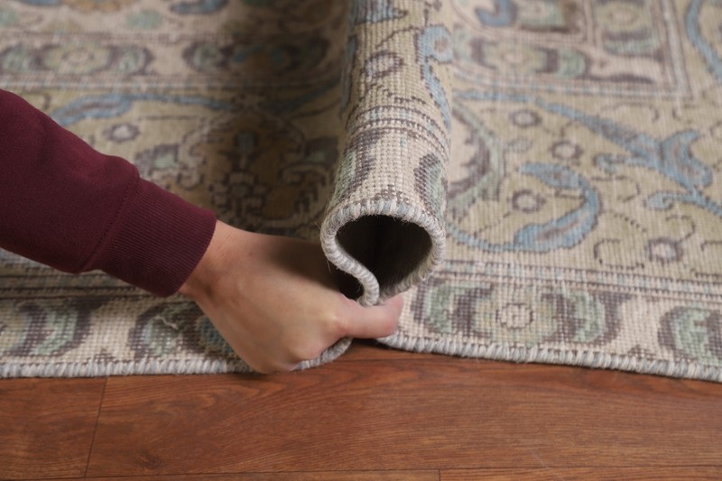 Traditional Vintage Distressed Area Rug 10x13 Hand-knotted Wool for Living Room gallery