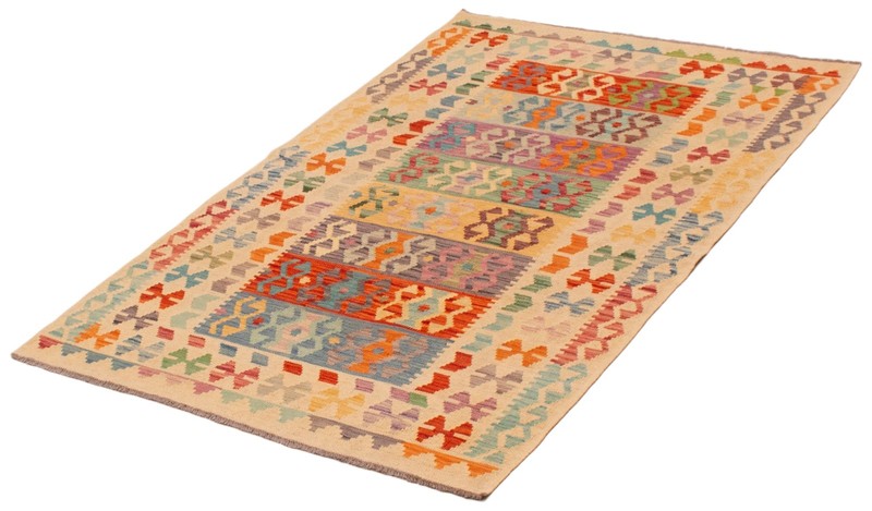 Vintage Hand Woven Area Rug 4'1" x 6'1" Traditional Wool Oriental Carpet gallery
