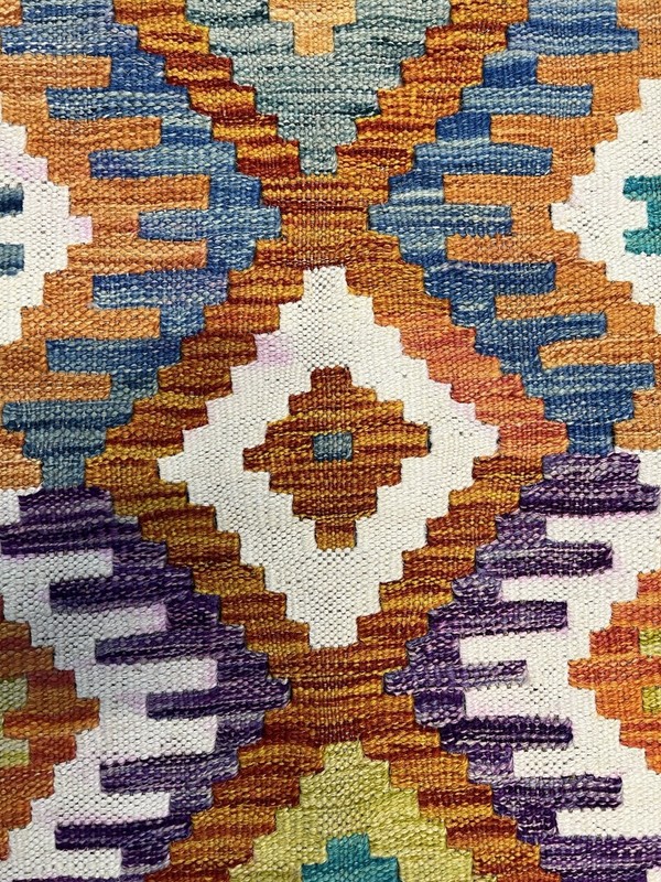 Vintage Kilim Traditional Hand Made Oriental Wool Kilim 5ftx3.2ft 145cmx102cm gallery