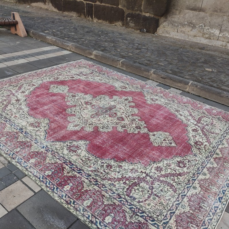 9x11 Turkish Oversized Vintage Area Rug, 8.66 x 11.12 ft Rug 264 x 339 cm gallery