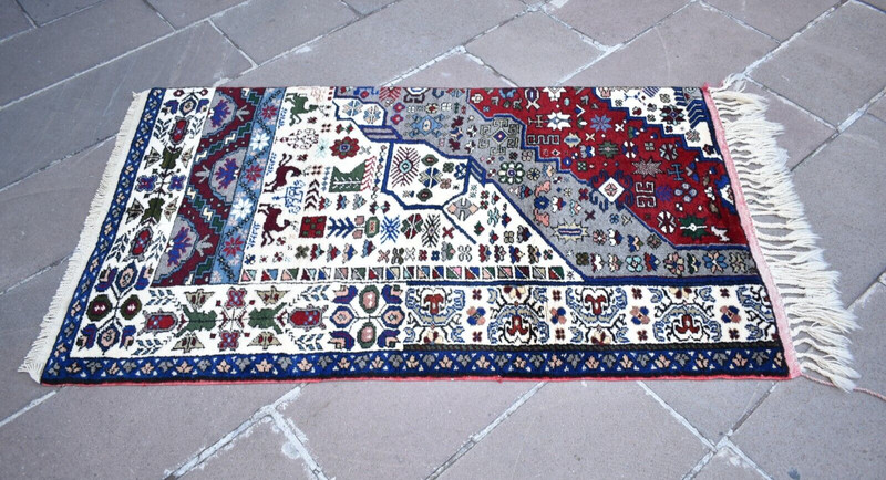 Vintage Taspinar Example Rug 35'' x 61'' Anatolian Cappadocia Area Taspinar Rug gallery