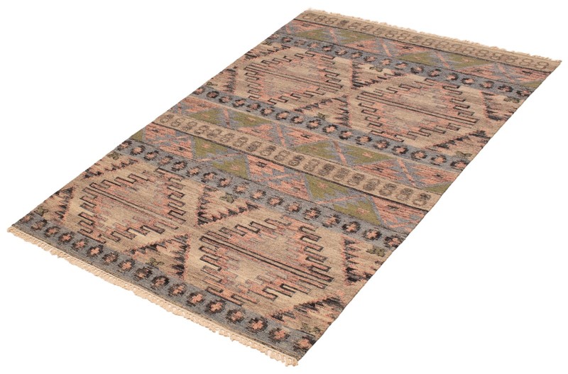 Vintage Hand Woven Area Rug 5'3" x 8'1" Traditional Wool Oriental Carpet gallery