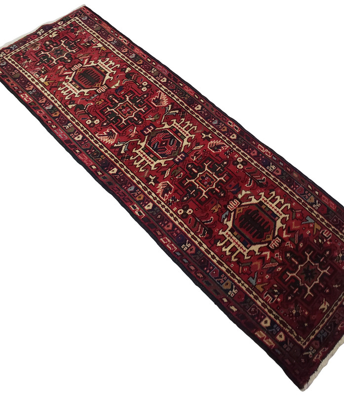 Small Karajeh Red Runner with Multi-Medallion - 2'0" x 6'3" gallery