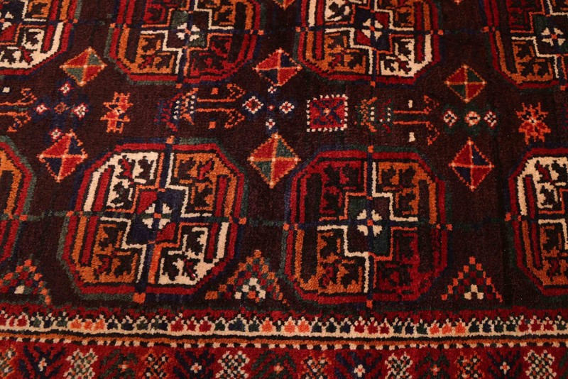 Vintage Traditional Hand-Knotted Area Rug 3'11" x 8'10" Oriental Wool Carpet gallery