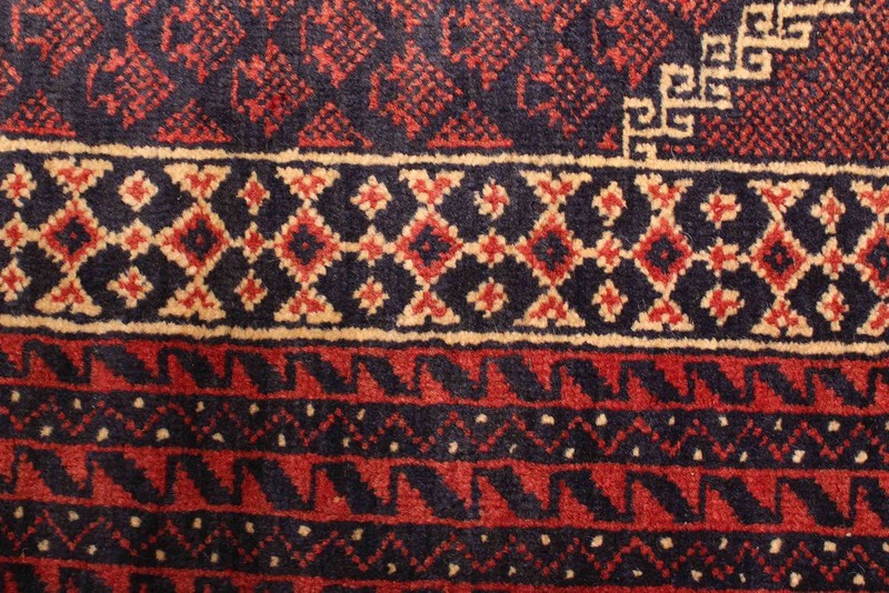 Vintage Hand-Knotted Area Rug 2'10" x 4'2" Traditional Oriental Wool Carpet gallery