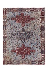 Handwoven Tribal Embroidery Tapestry Kilim, Small Size Carpet