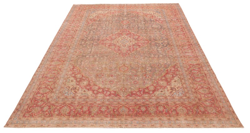 Traditional Vintage Hand-Knotted Area Rug 9'5" x 13'9" Oriental Wool Carpet gallery
