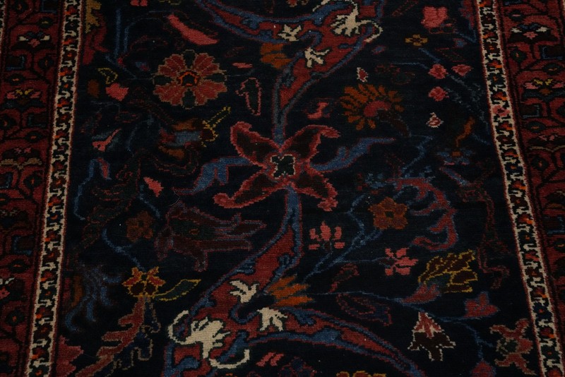 Antique Vegetable Dye Traditional 13 ft Runner Rug 3x13 Handmade Wool Carpet gallery