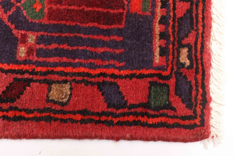 Vintage Hand-Knotted Area Rug 4'3" x 7'1" Traditional Wool Carpet gallery