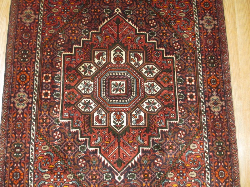 3x5 ESTATE CA. 1970 FINE HEAVY KURDISH BIDJAR HANDMADE-KNOTTED WOOL RUG 583021 gallery