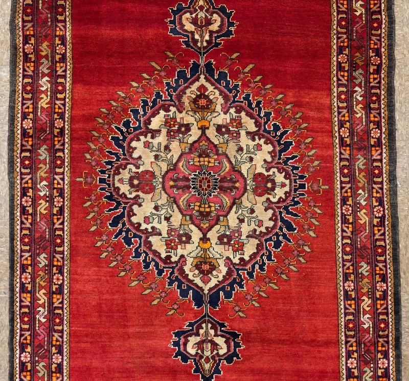 5x11 Vintage Meshkin Hand Knotted Wool Tribal Hall Runner Oriental Area Rug Red gallery