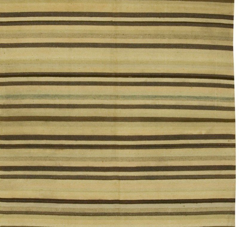 Vintage Turkish Hand Woven Kilim Area Rug 4′9″ × 9′9″ e22362 gallery