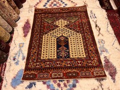 COLLECTORS PIECE Stunning Natural Vegi Dye Super Fine Quality Maresali Boteh Rug