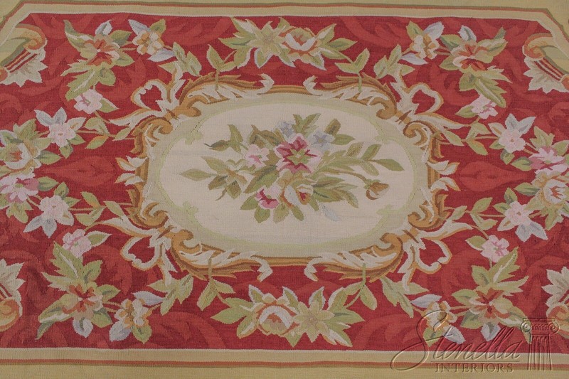 LF57745EC: French Aubusson Approx. 4x6 Area Throw Rug gallery