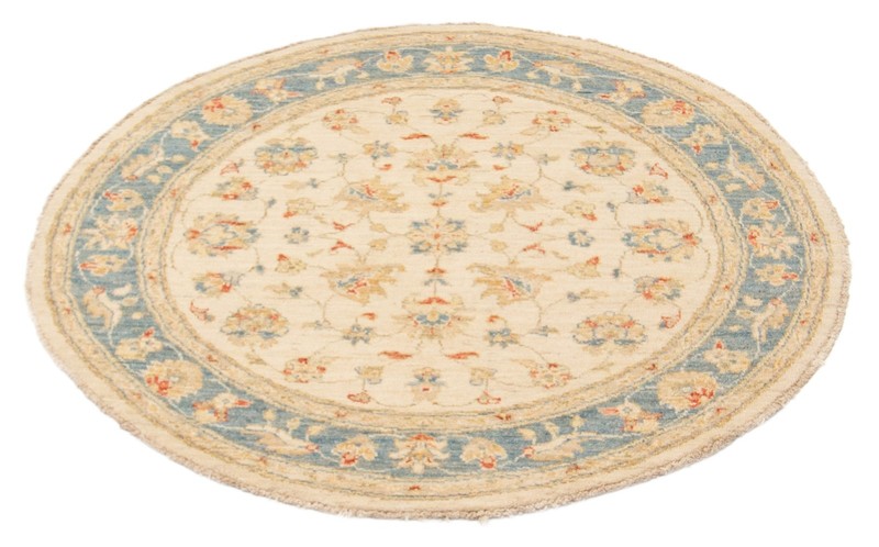 Vintage Hand-Knotted Area Rug 4'1" x 4'1" Traditional Wool Carpet gallery