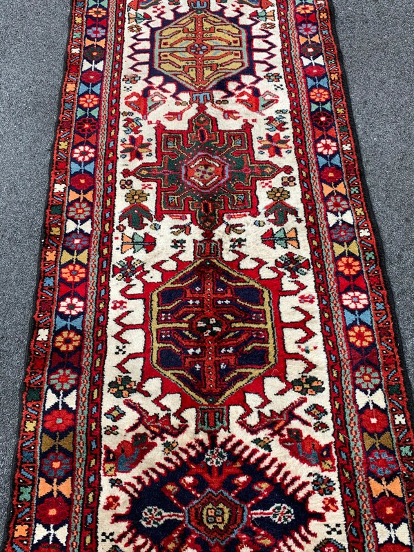 S-Anique American Tribal Heriz Serapi Runner 2'8"x29'10" gallery