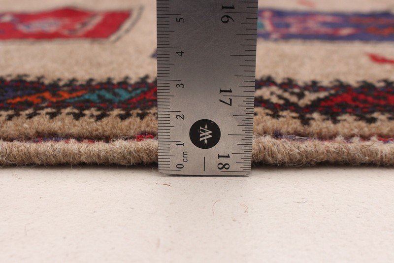 Vintage Traditional Hand-Knotted Area Rug 3'1" x 4'10" Oriental Wool Carpet gallery