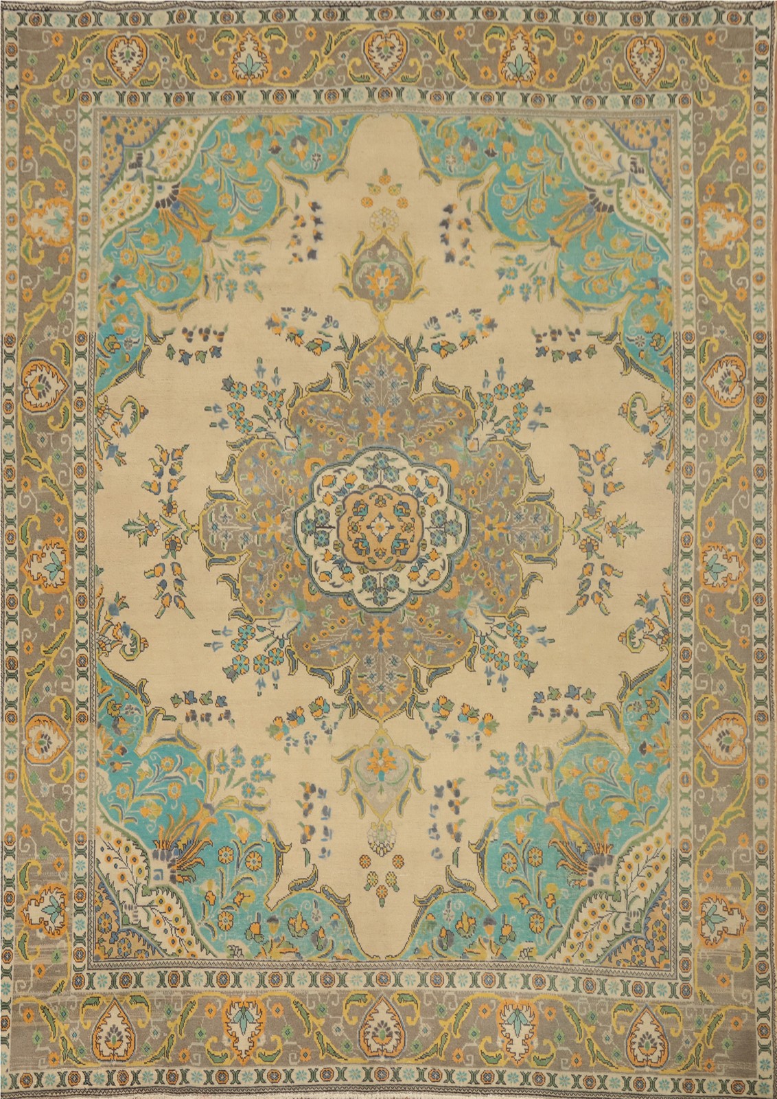 Vintage Wool Traditional Living Room Area Rug 10x12 ft Hand-knotted Old Carpet gallery