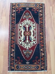 Anatolian Tribal Bath Rug Multicolor Cappadocia Oriental Wool Rug Free Ship RugS
