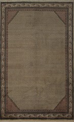 Classic Paisley Handmade Area Rug 6×9 with Sophisticated Border Design Carpet
