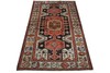 Vintage Tribal Oriental 4’5” x 6’8” Blue Wool Traditional Hand-Knotted Area Rug gallery