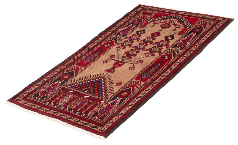 Vintage 3'6" x 5'11" Traditional Hand Knotted Vegetable Dye Wool Area Rug gallery