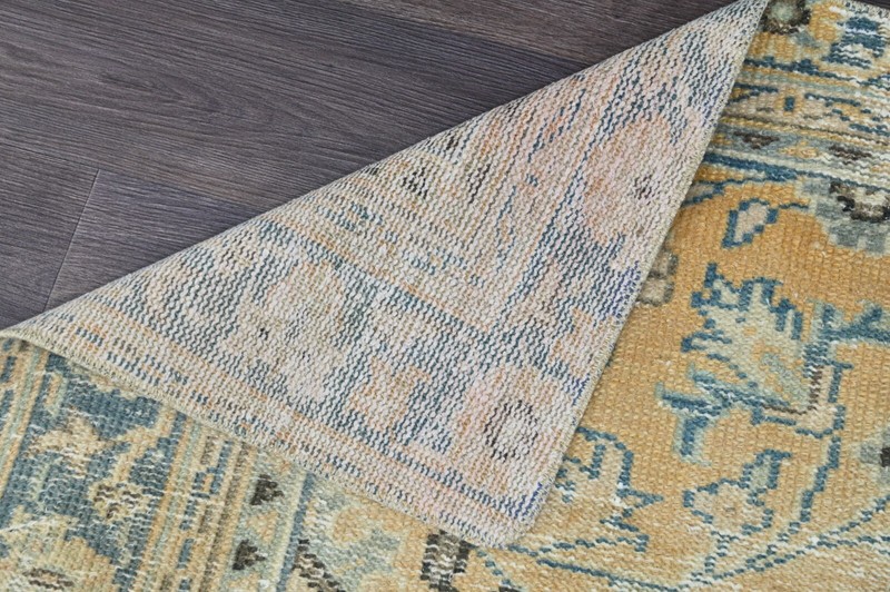 Oushak Turkish Doormat Rug 2x3 ORANGE Anatolian Handmade Vintage Small Kilim Rug gallery