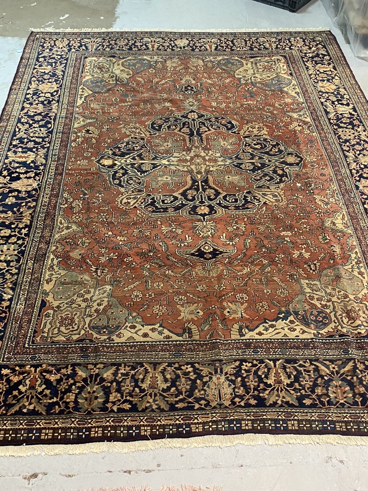 Late 1800’s Antique Farahan Sarouk Rug