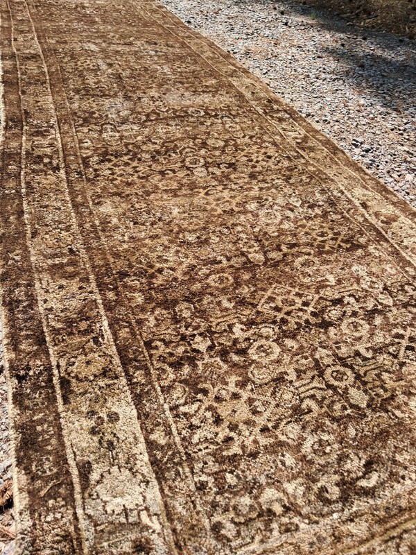 Authentic Hand knotted Old Malayer Runner Rug Carpet gallery