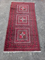 Oriental Rug Vintage Carpet Bridge 200 X 105 P3