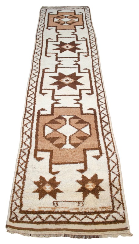 3x13 Runner Rug Hand Made Rug Hallway Decor, Boucherouite Style Bohemian Rug gallery