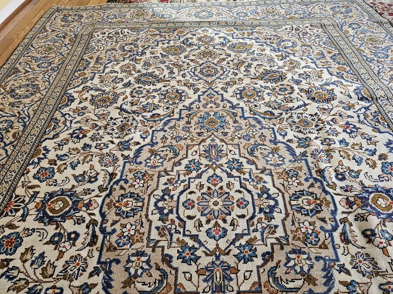7.8 x 11.2 VINTAGE FINE USHAK RUG CAUCASIAN ANTIQUE SERAPI HERIZ KAZAK gallery