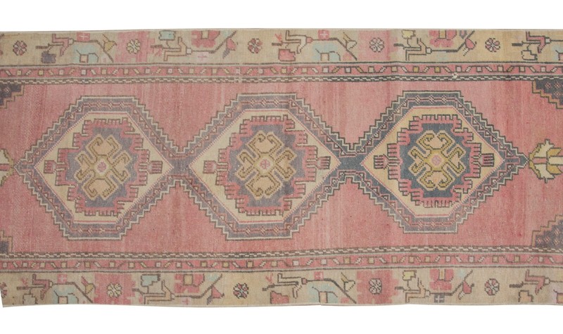 2'9 X 9 feet Runner Rug,Turkish Runner,Vintage Runner,Oushak Rug,Floor Rug gallery