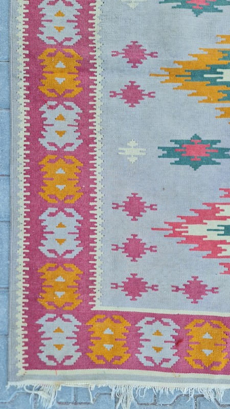 monastery kilim, Antique kilim 4x5, geo rug, colorful kilim, kilim rug gallery