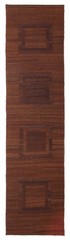 Vintage Hand Woven Area Rug 2’8″ x 10’11” Traditional Wool Oriental Carpet