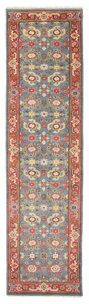 2'5" x 10'2" Vintage Hand-knotted Runner Rug Traditional Oriental Wool Carpet