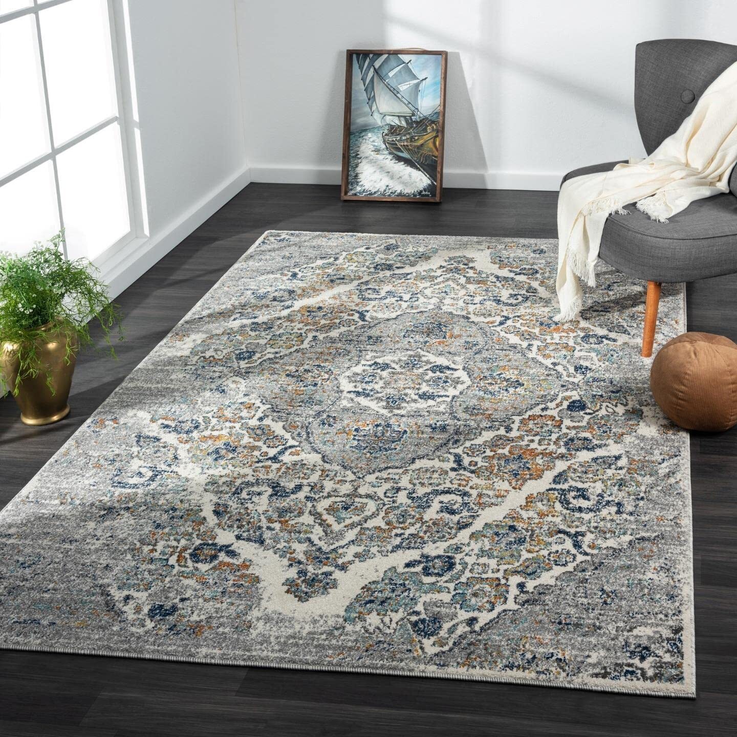 Oriental Area Rug Steel Modern Living Room Carpet High Quality Rug Large Carpet gallery