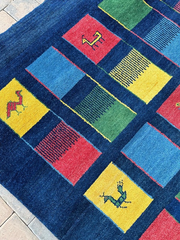Fine Quality Handmade Nepalese Tibetan Area Rug,Charming Animal Motifs, 8x11 gallery
