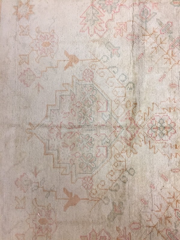 Antique Turkish Oushak Rug, 12'3 X 15'10 E23169 gallery