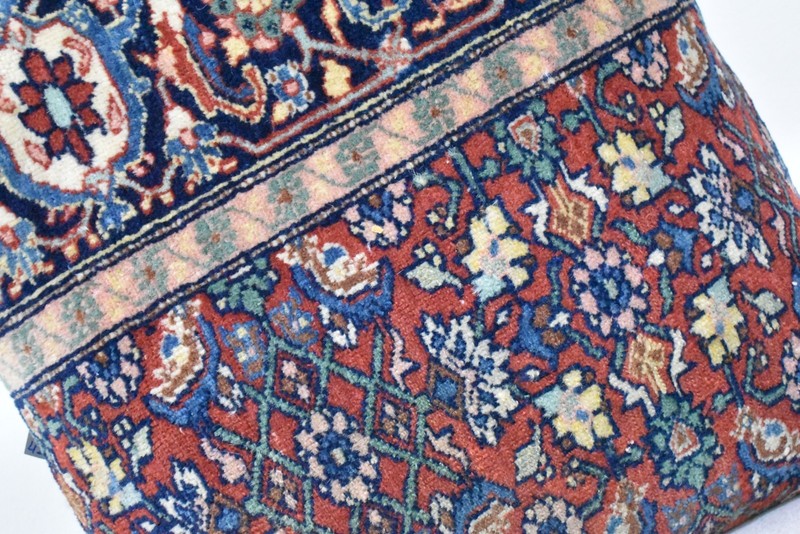 Antique Pillow Cover Sofa Rug 16'' x 16'' Made of Antique Cushion Cover Carpet gallery