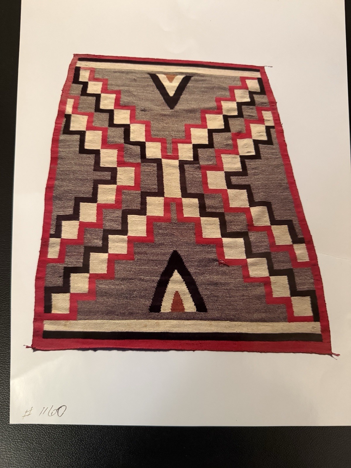 Large Crystal Antique Rug Circa 1920’s 54”x78” gallery