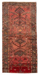 Vintage 3’6″ x 7’4″ Traditional Hand Knotted Vegetable Dye Wool Area Rug
