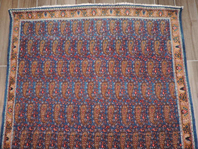 4x6ft. Vintage Mood Boteh Paisley Design Wool Rug gallery