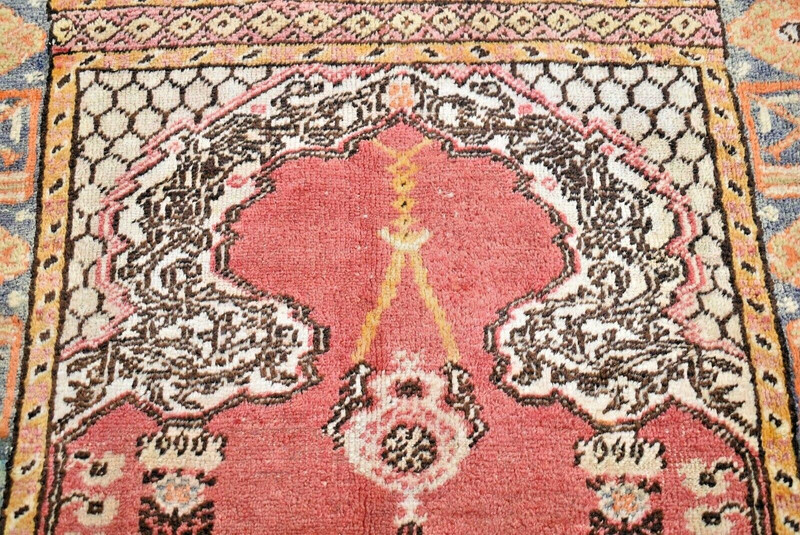 Fabulous Antique Rare Turkish Rug 45'' x 68'' Collectors Item Anatolian Wool Rug gallery