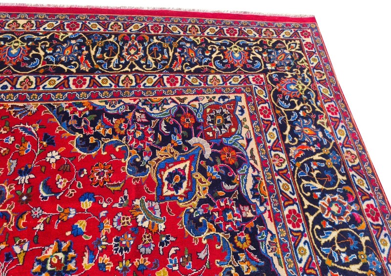 Amazing Hand Knotted Vintage Mashoud Wool Area Rug 10.0 x 9.5 Ft gallery