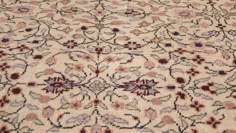 Stunning Vintage Cr1950-1960's Wool Pile Bunyan Kayseri Area Rug 4'7"×6'5" gallery