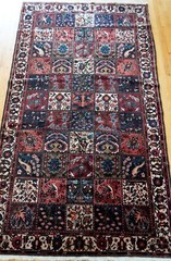 Excellent Antique Tribal Bakhtiyarii Hand Knotted Wool Oriental Rug 5’8″ x 10′